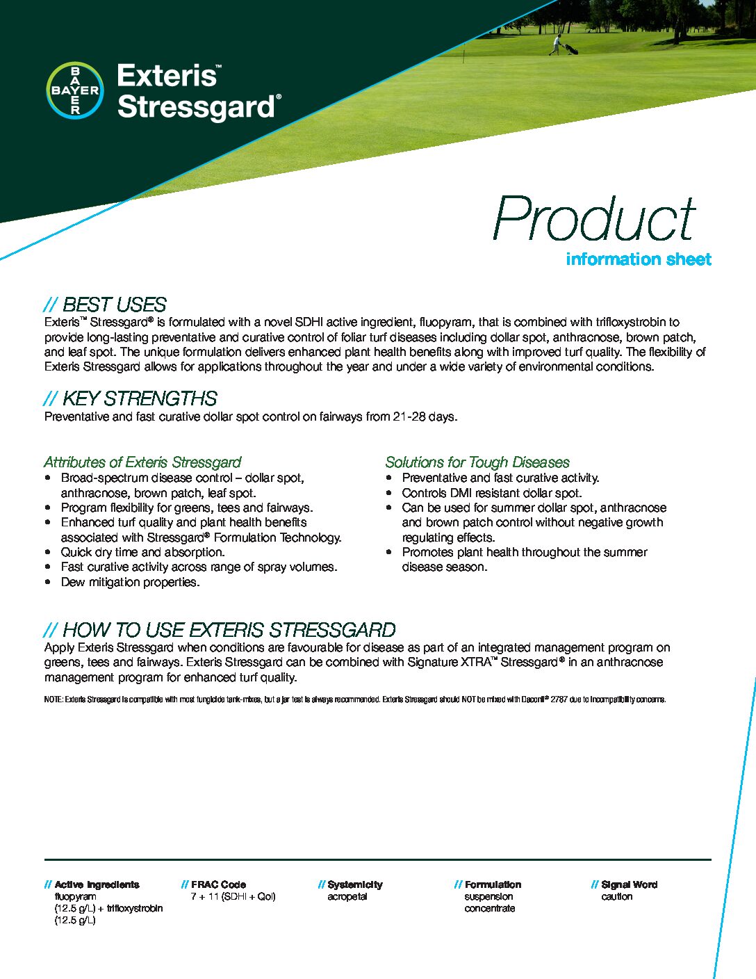 Exteris Stressgard Techsheet