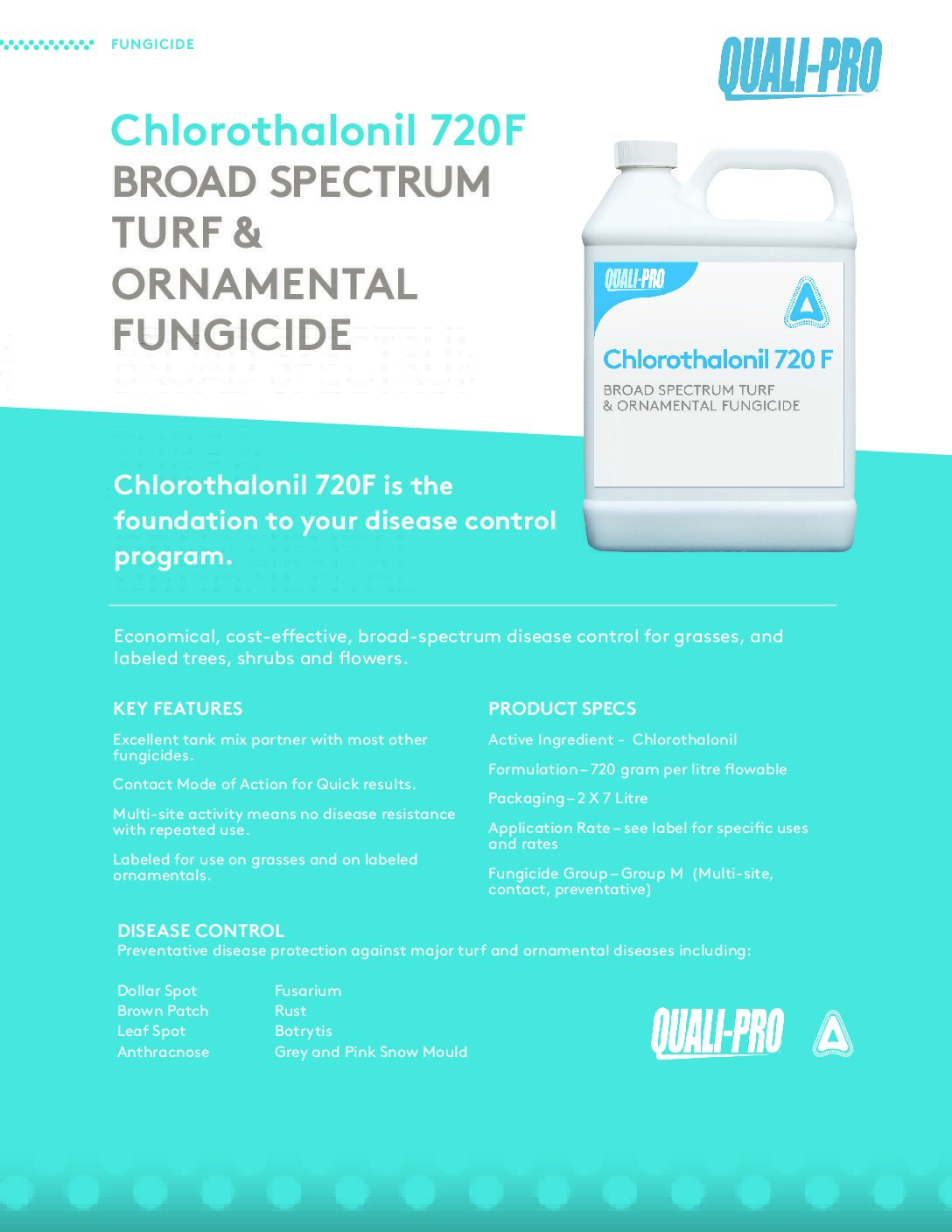 Fiche technique du chlorothalonil