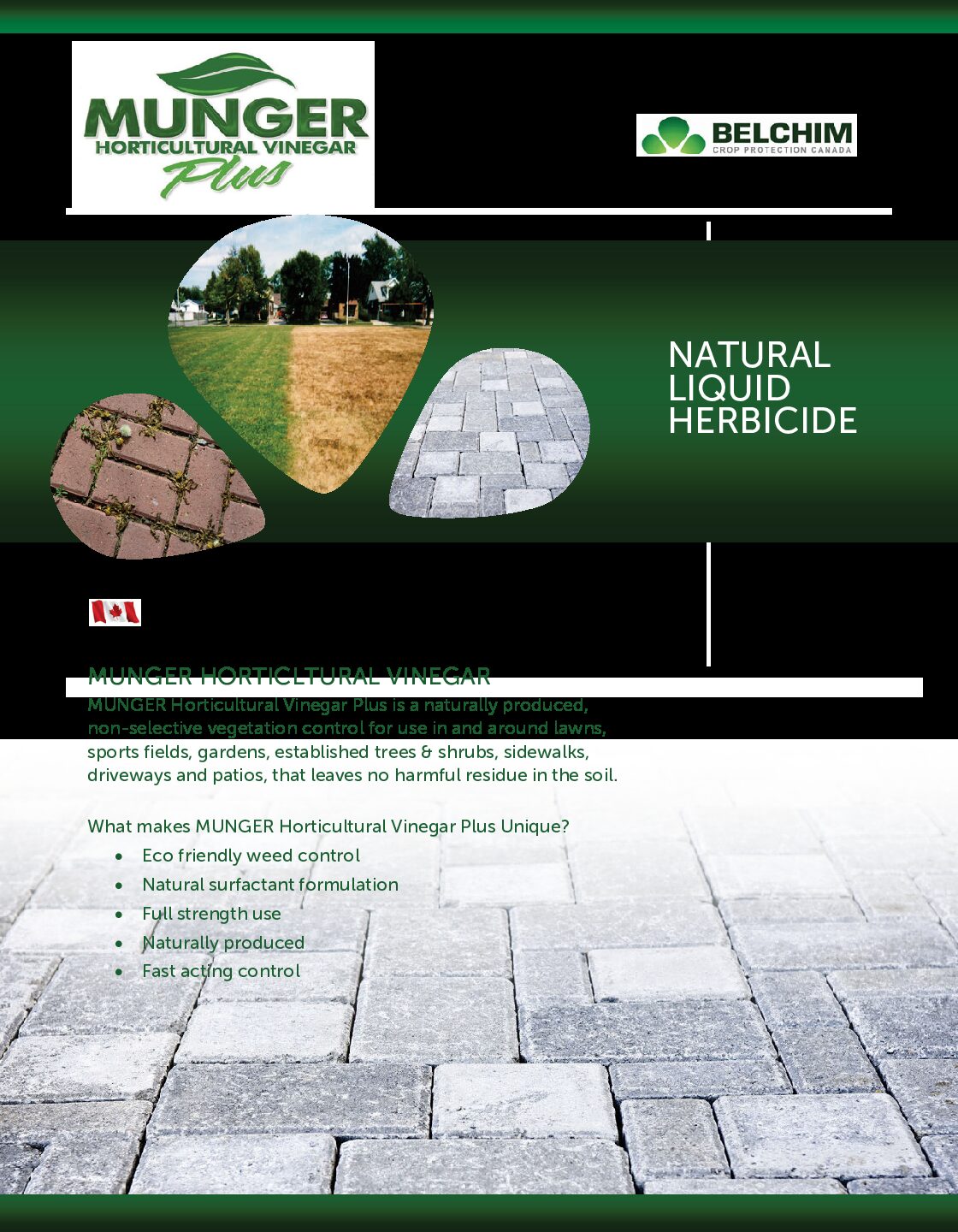Munger Horticultural Vinegar Plus Tech Sheet